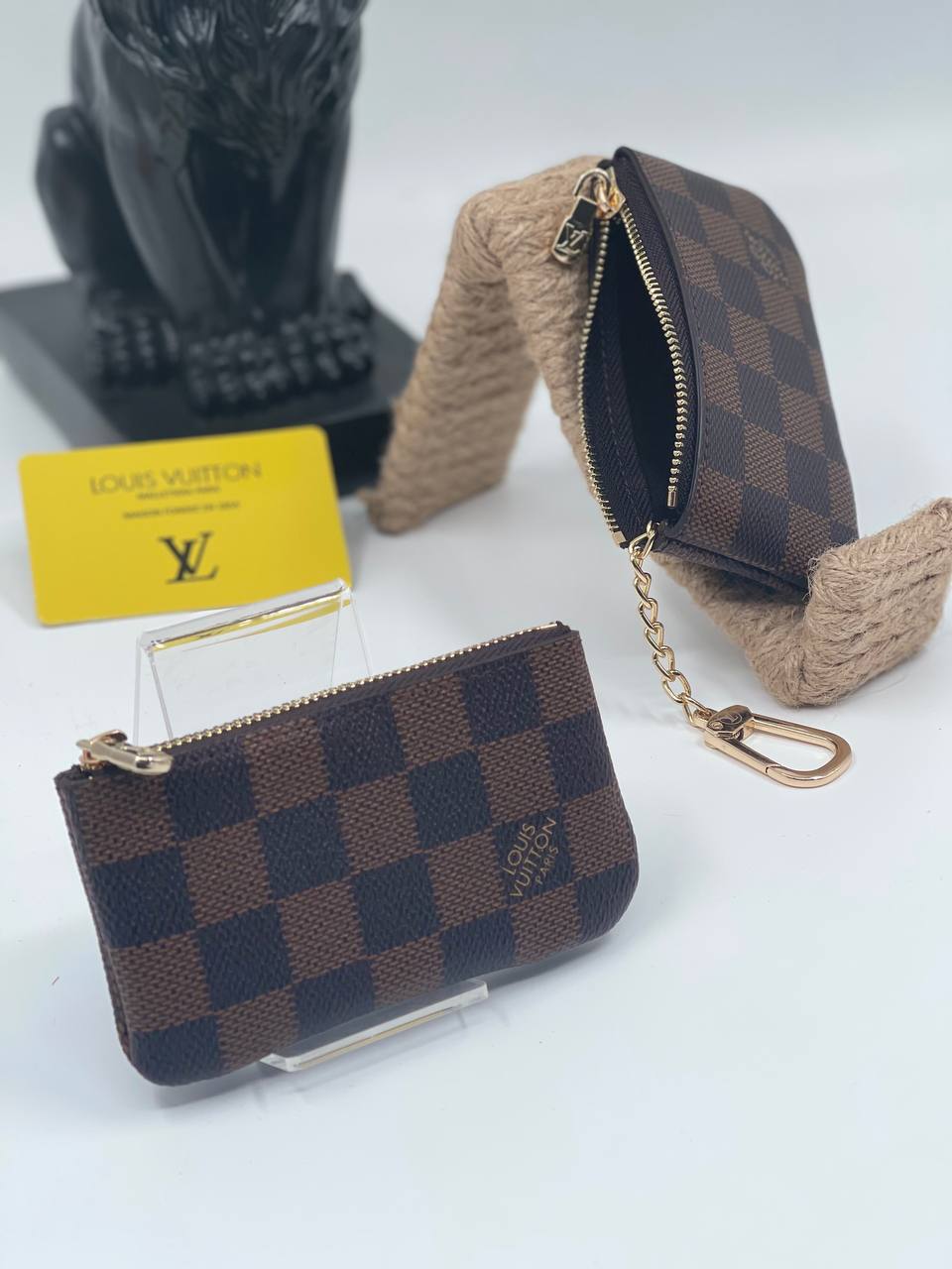 Louis Vuitton Key Pouch Damier Ebene