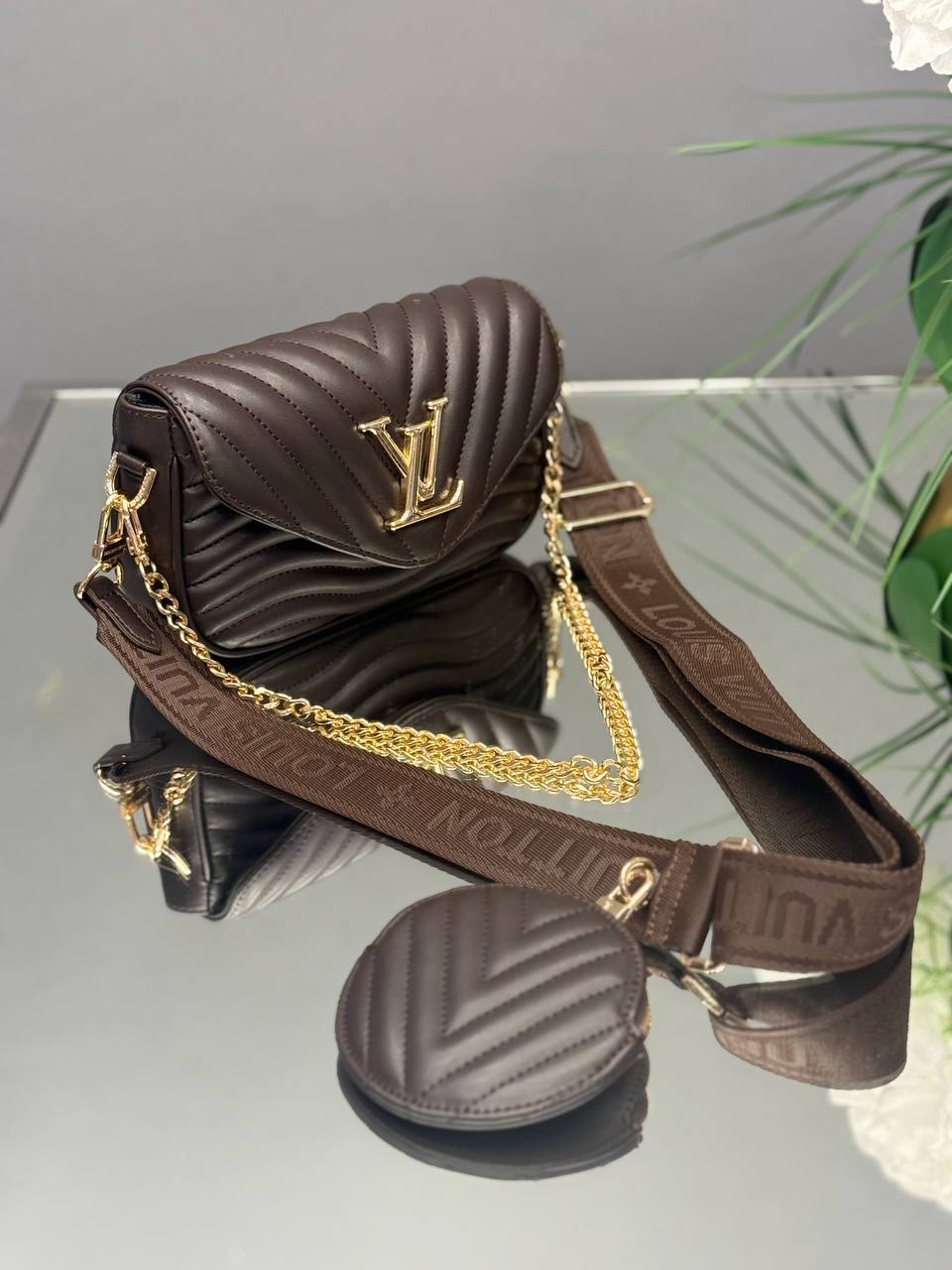 Louis Vuitton New Wave Multi Pochette Brown