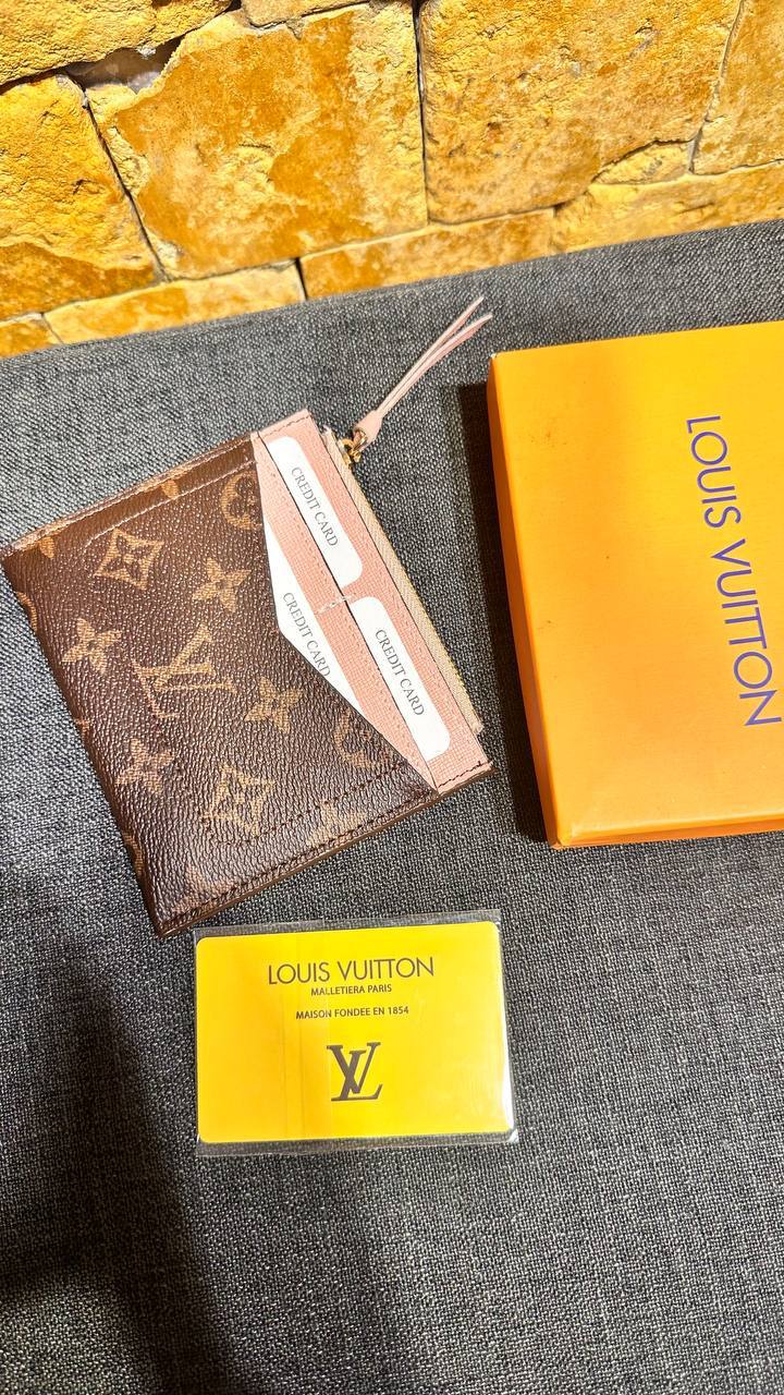 Louis Vuitton Monogram Card Holder Rose Poudre