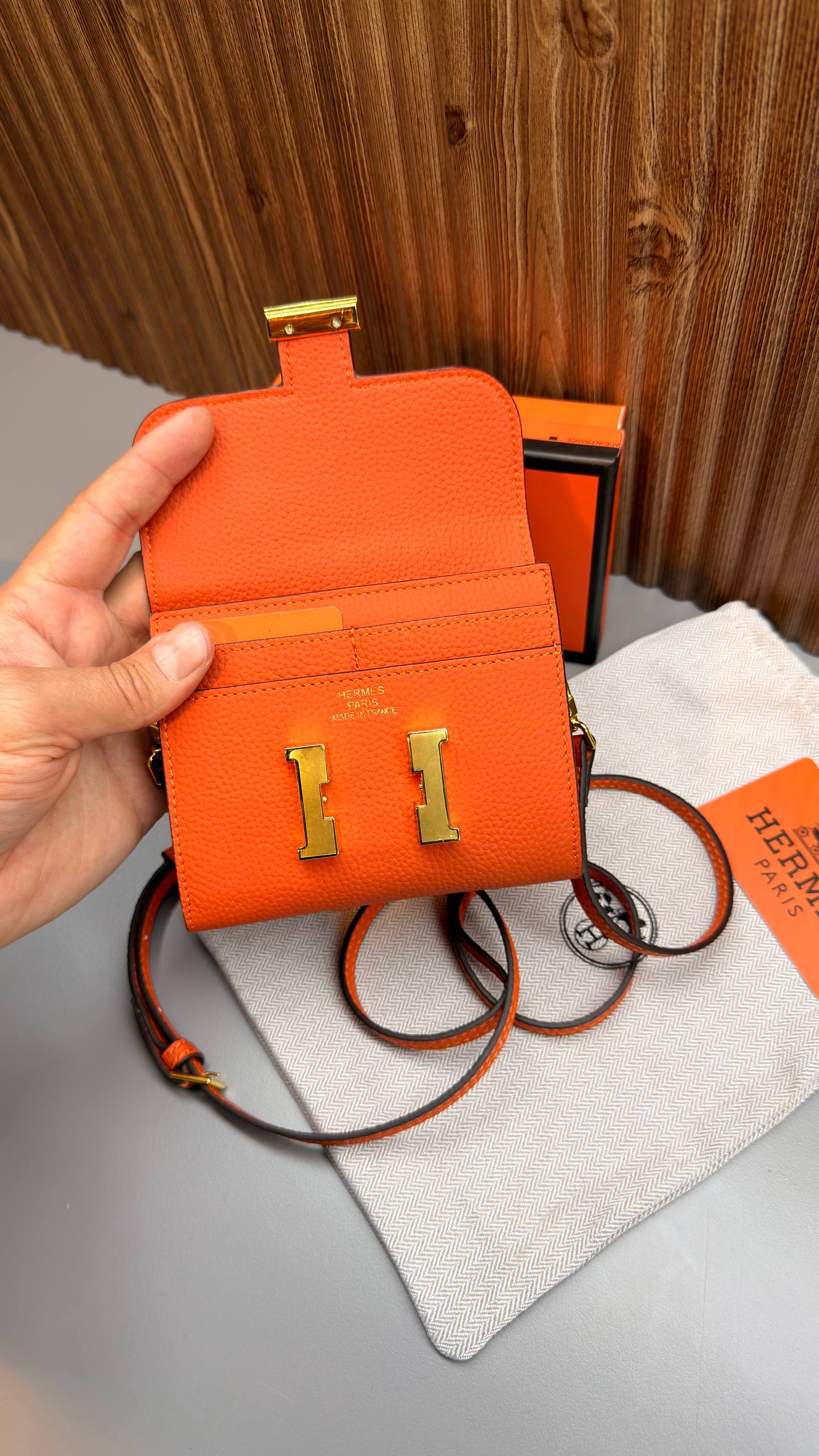 Hermes Constance Mini Orange