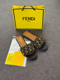 Fendi FF Logo Slide Sandals