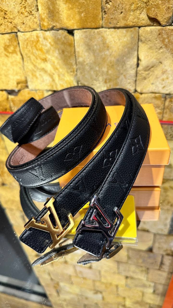 Louis Vuitton LV Initials Monogram Leather Belt
