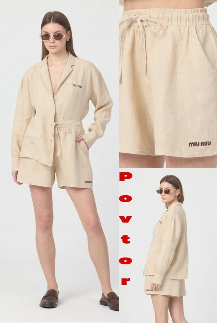 Miu Miu Linen Co-Ord Set