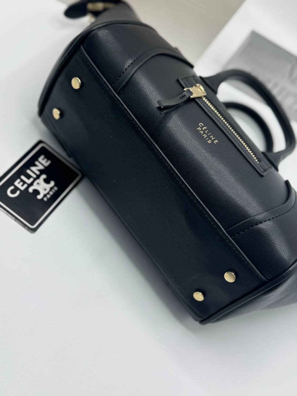 Celine Luggage Leather Bag Black