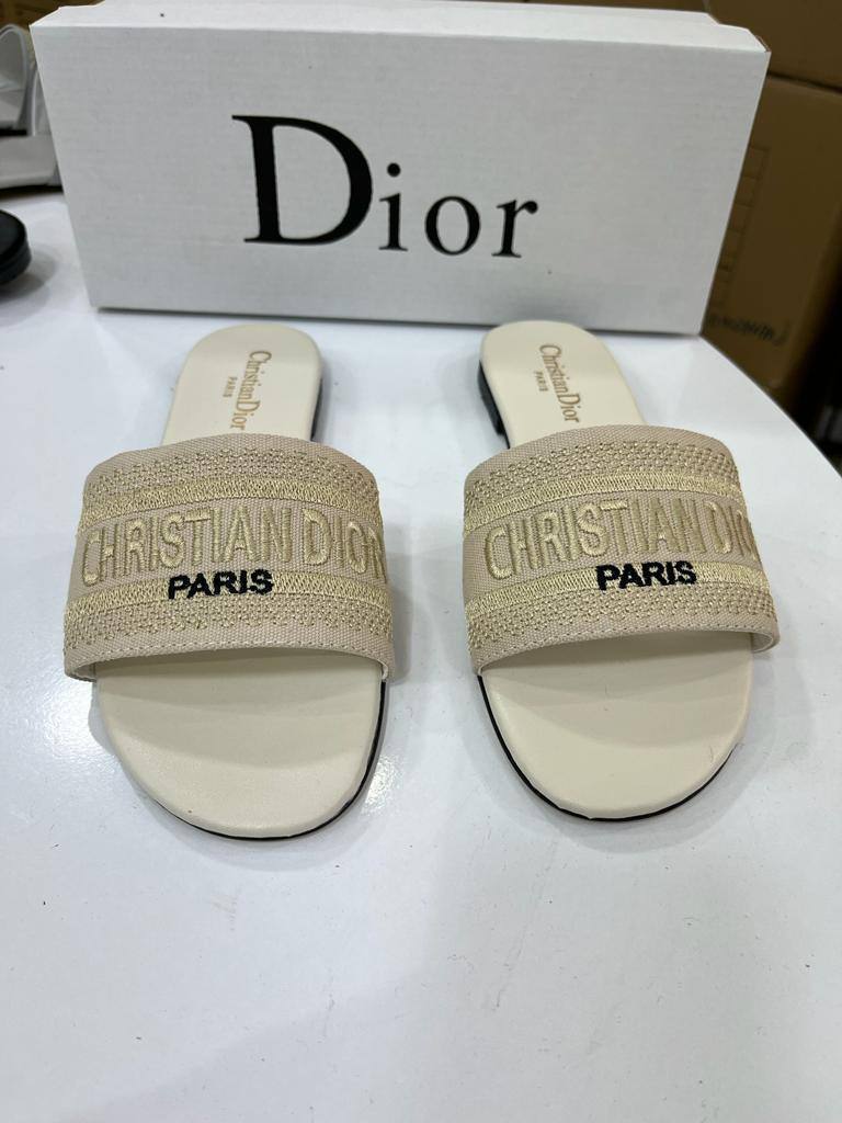 Dior Dway Slide Beige