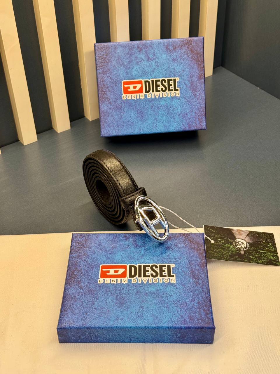 Diesel Classic Leather Belt