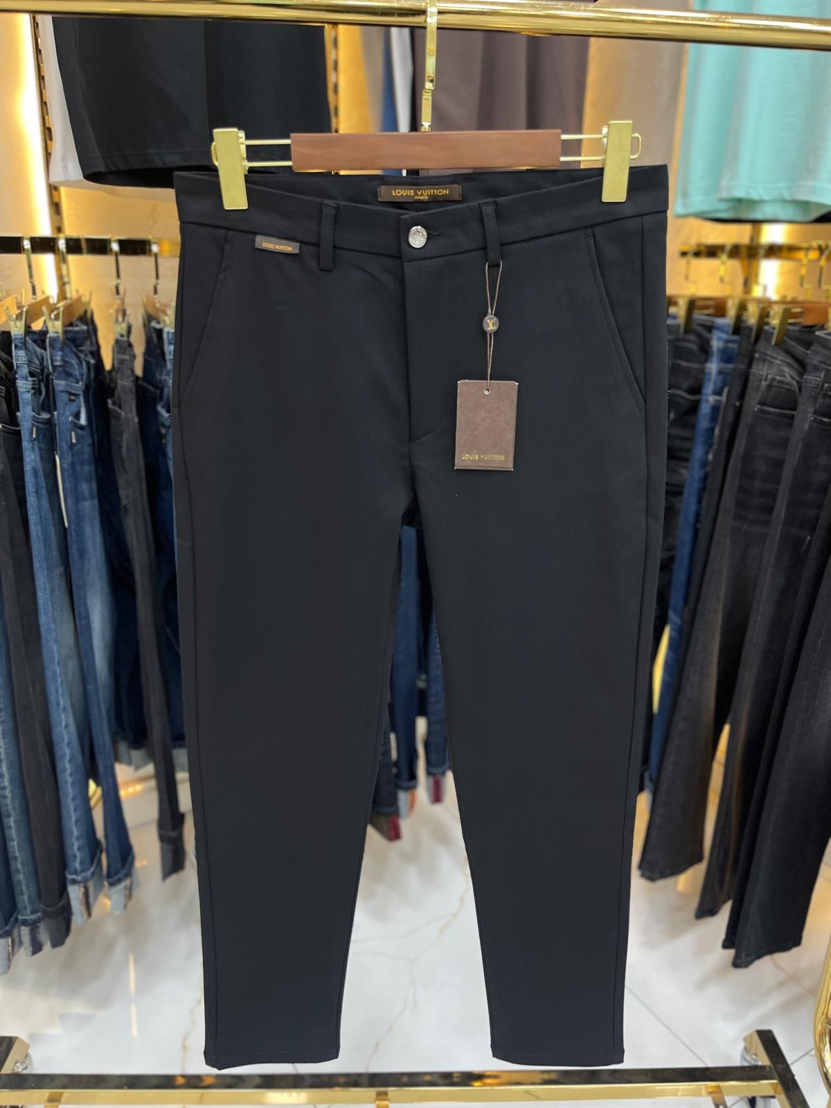 Louis Vuitton Signature Trousers Black