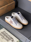 Golden Goose Ball Star Sneakers White Glitter Star