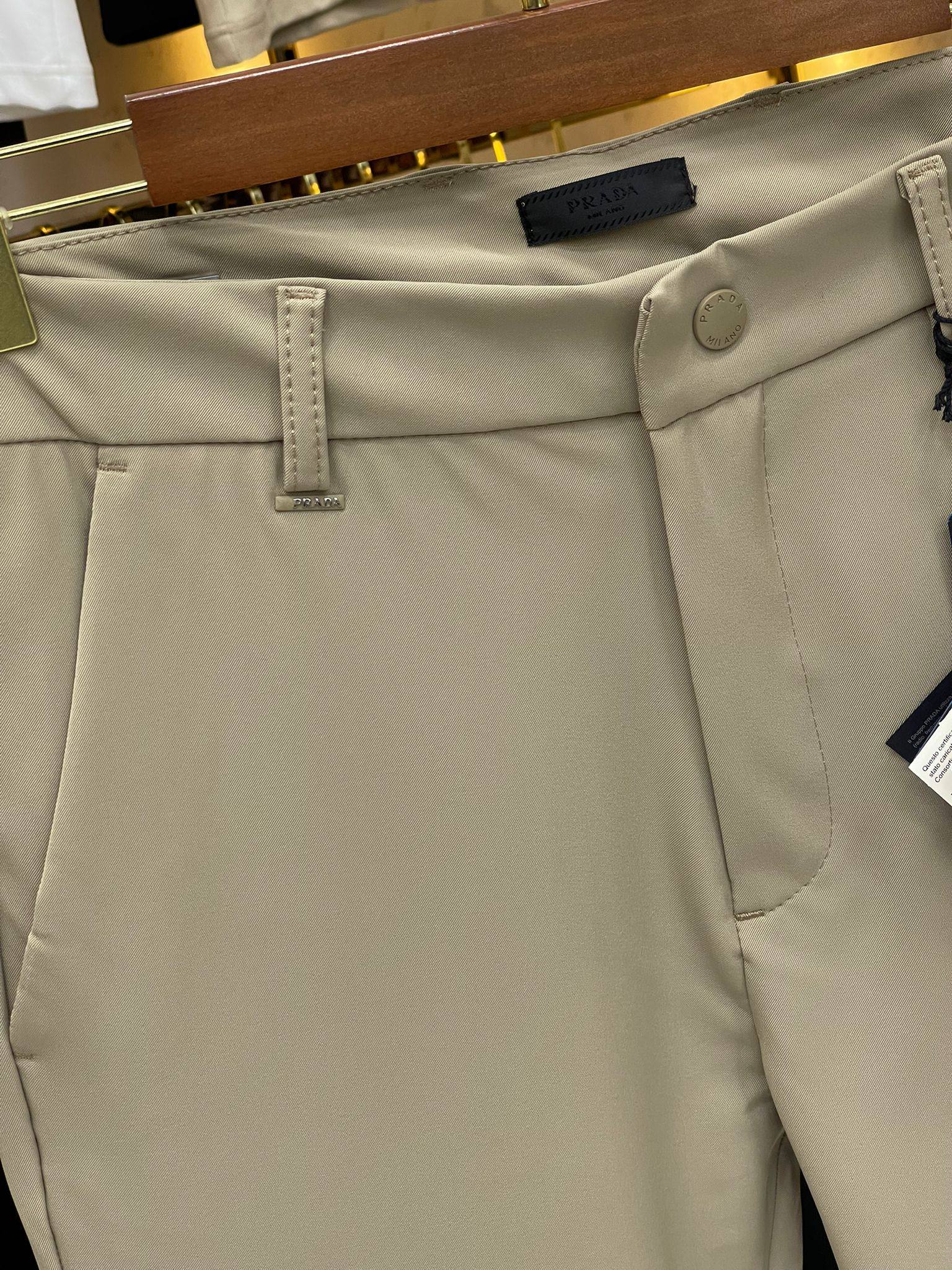 Prada Beige Tailored Trousers