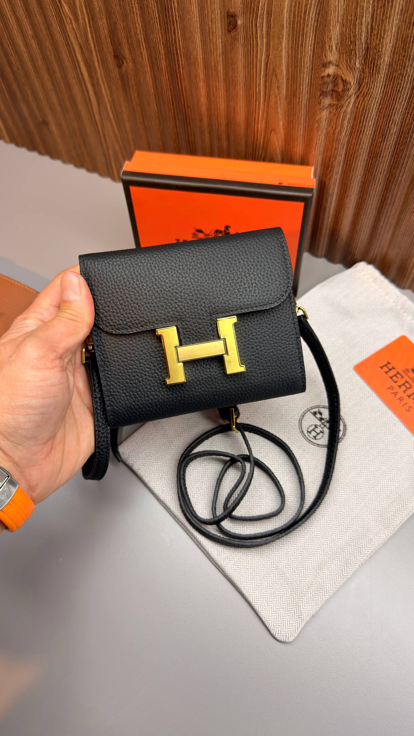 Hermes Constance Mini Black