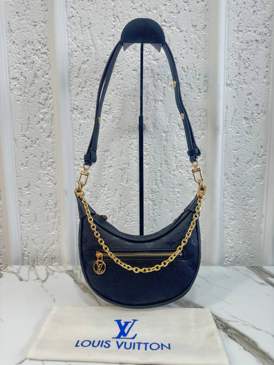 Louis Vuitton Loop Hobo Monogram Empreinte Navy
