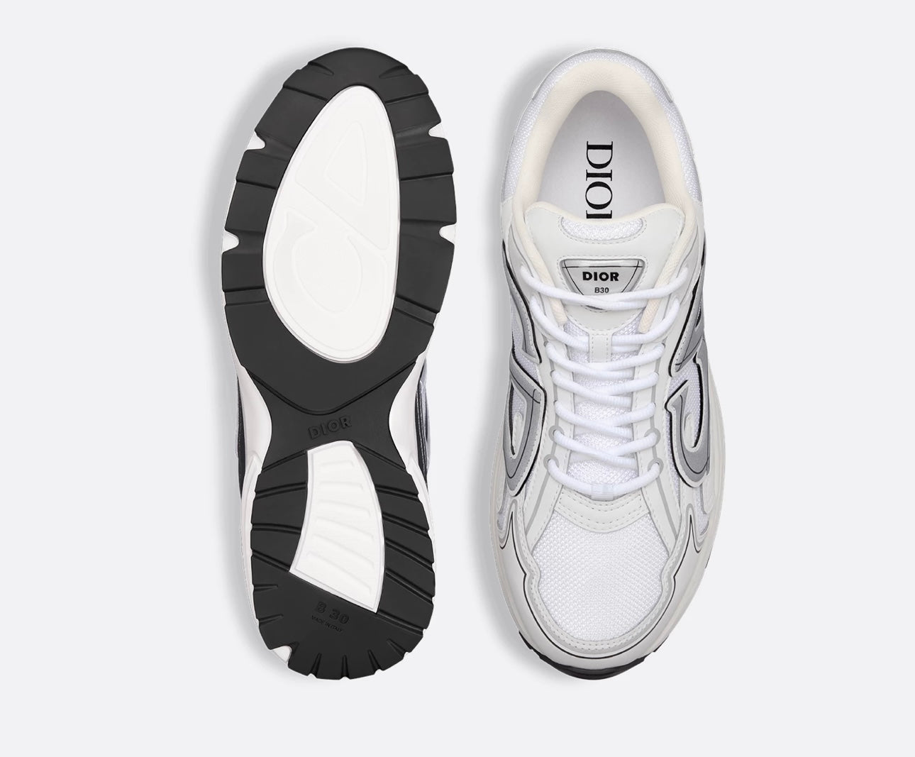 Dior B30 Sneakers White Grey