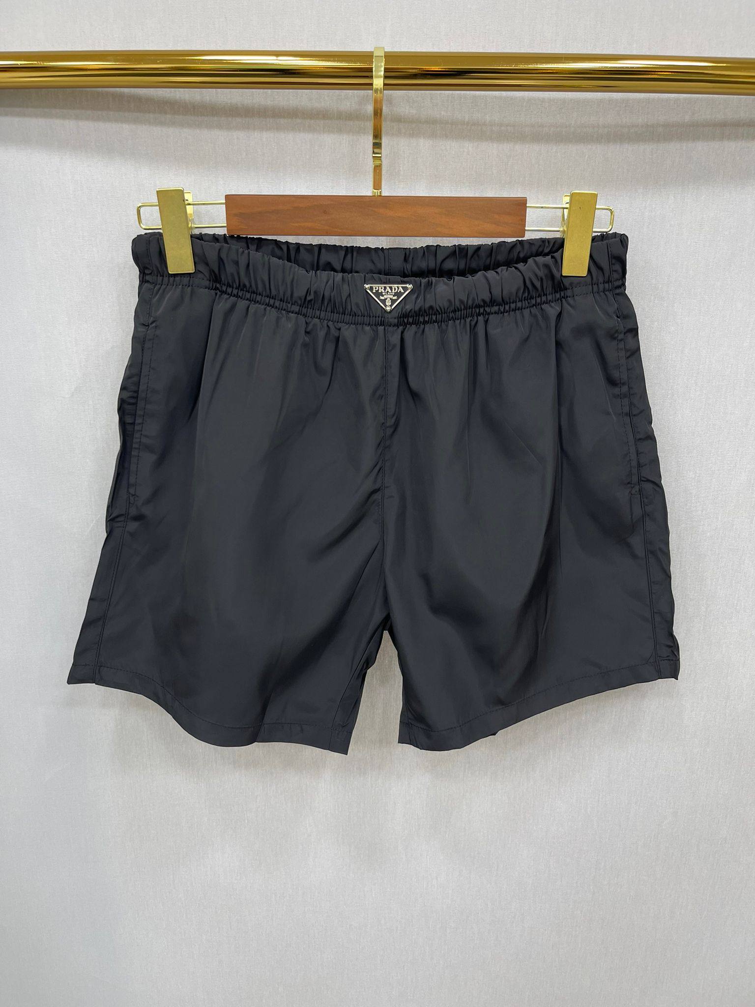 Prada Logo Swim Shorts Black