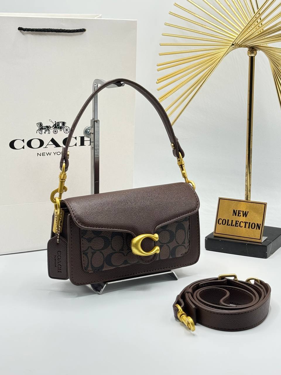 Coach Tabby Dark Brown Bag