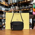 Burberry Logo Nylon Crossbody Bag Black