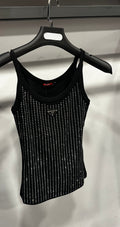 Prada Cotton Tank Top Black