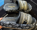 Dior Dway Platform Slide Black Oblique