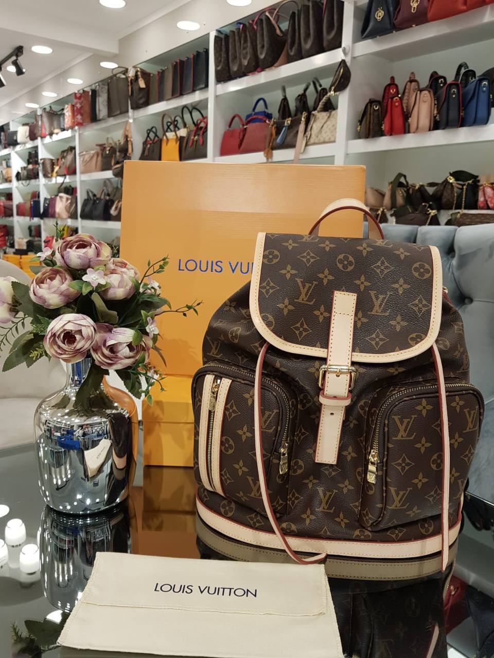 Louis Vuitton Bosphore Backpack Monogram