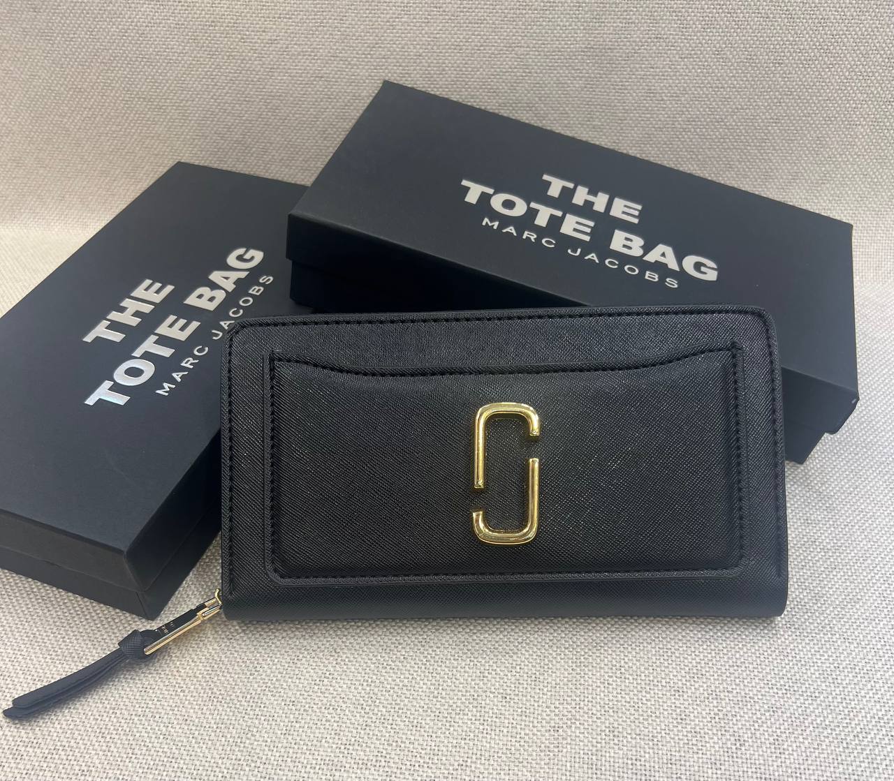 Marc Jacobs Snapshot Zip Around Wallet Black