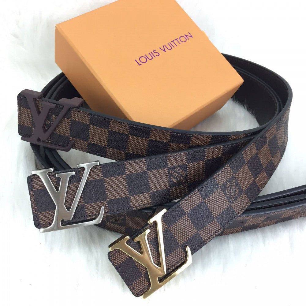 Louis Vuitton Initiales Damier Ebene Belt