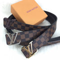 Louis Vuitton Initiales Damier Ebene Belt