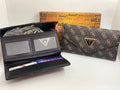 Guess Logo Long Wallet Brown