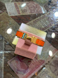 Hermès Clic H Bracelet Orange